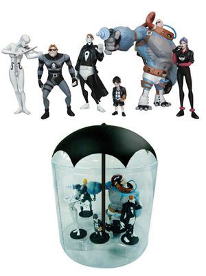 umbrella figure set The Umbrella Academy