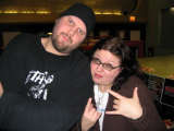 Shu and Kirsten acting gangsta'!