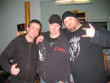 Mitchell Wells, Horror-Society Administrator; Jon Kitley of Kitley's Krypt; Bryan Schuessler writer for Horror-Society and Shuizmz