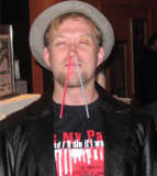Brian Kirsten of Horror-Society clowning around