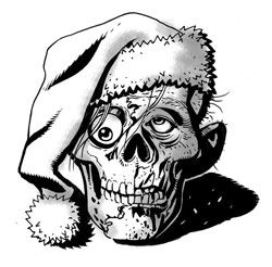 Zombie Santa Hat Zombie Christmas Carols