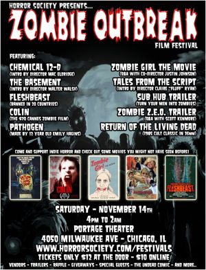 Horror Society: Zombie Outbreak Film Festival   www.horrorsociety.com