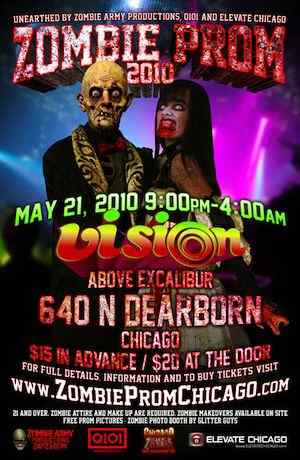 Zombie Prom 2010 Poster1 Zombie Prom 2010 Tomorrow Night