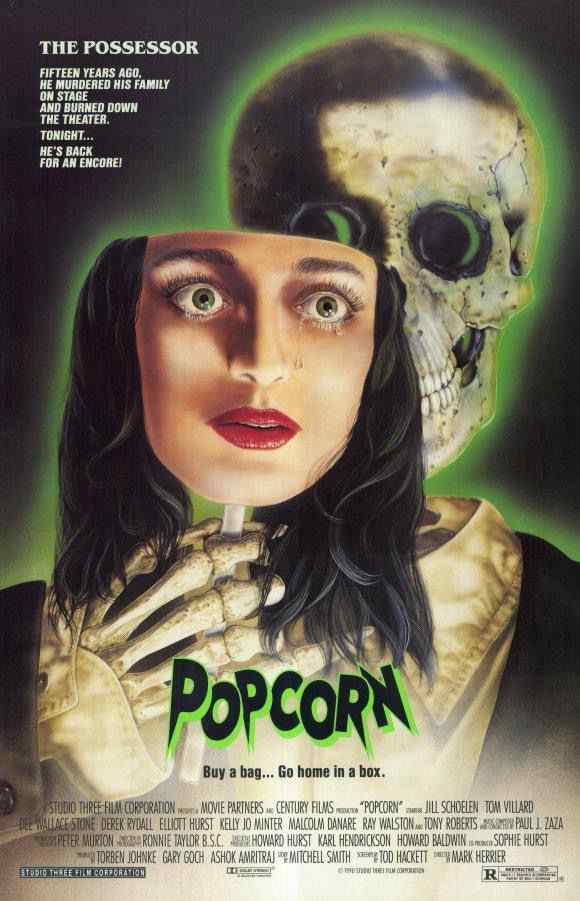 Popcorn movie poster Horror Society