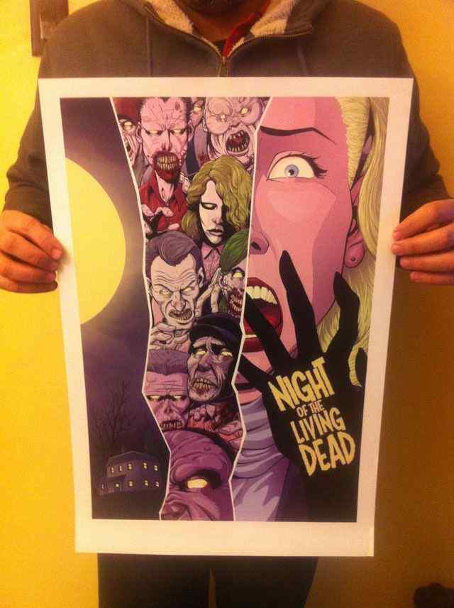 Limited Edition NIGHT OF THE LIVING DEAD Poster – Horror Society