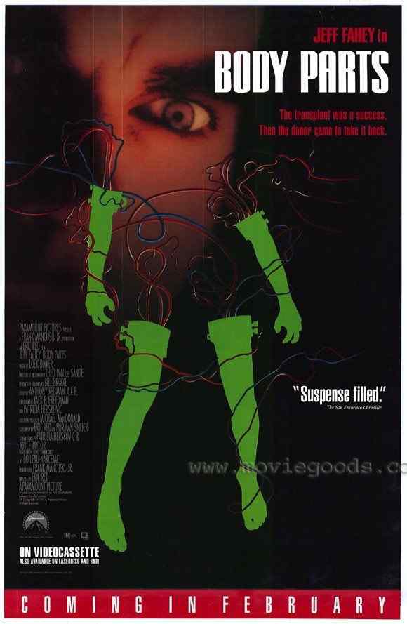 Body Parts movie poster Horror Society