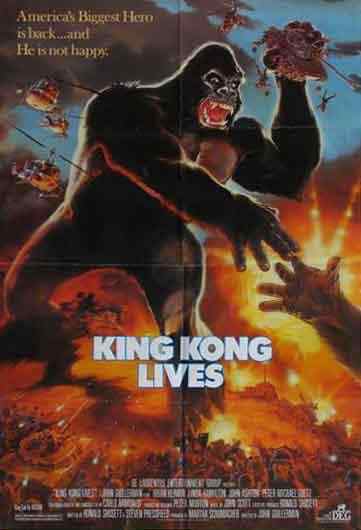 King Kong Lives movie poster - Horror Society