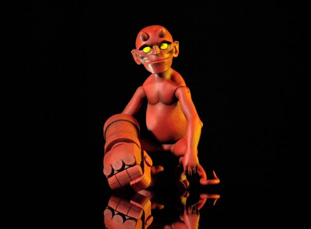 Mondo's Baby Hellboy 1/6 Scale Collectible Figure, now available