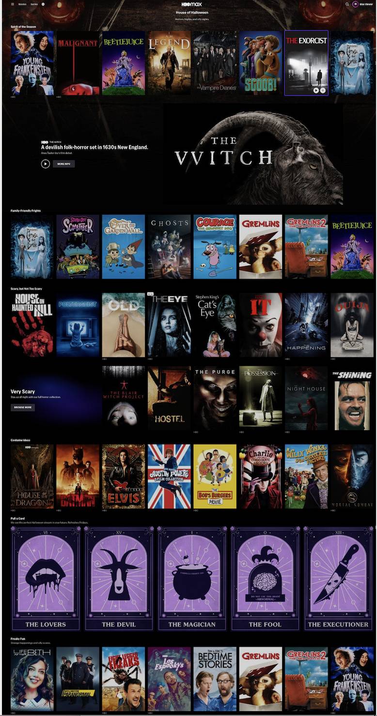 HBO Max Announces Interactive “House of Halloween” Spotlight Page ...