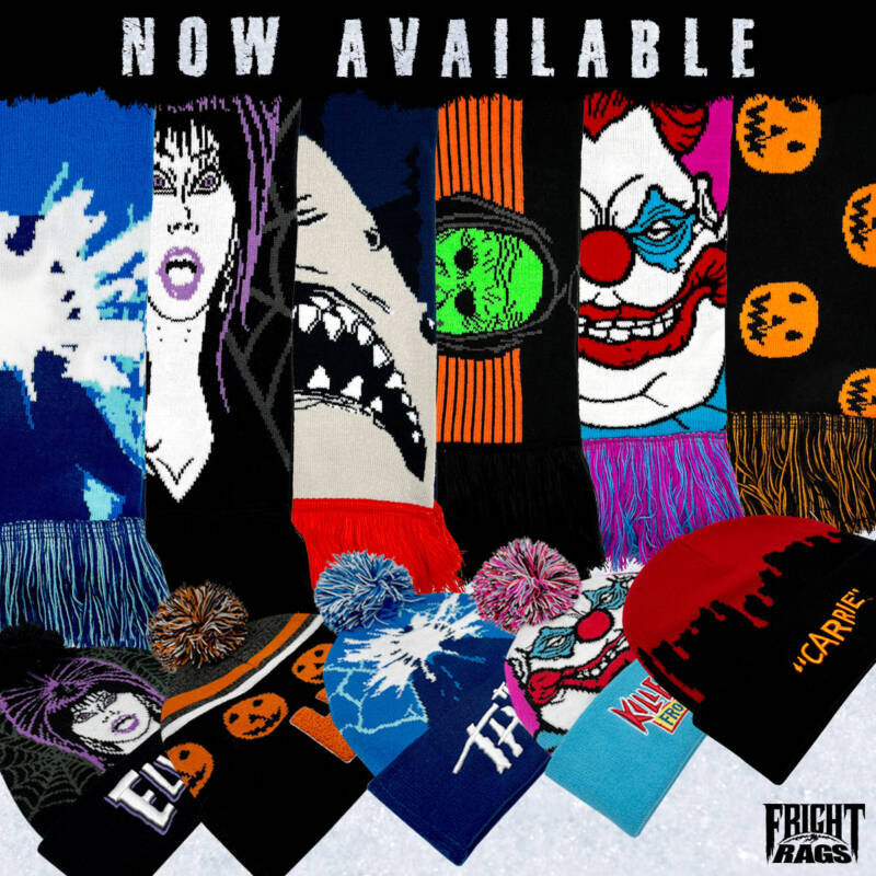 Keep Warm This Winter with Horror Scarves, Beanies, & Shirts from ...