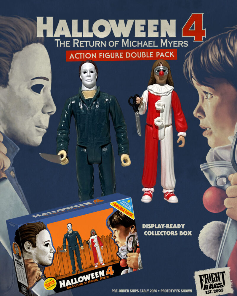 HALLOWEEN 4 Action Figures Available from Fright-Rags – Horror Society