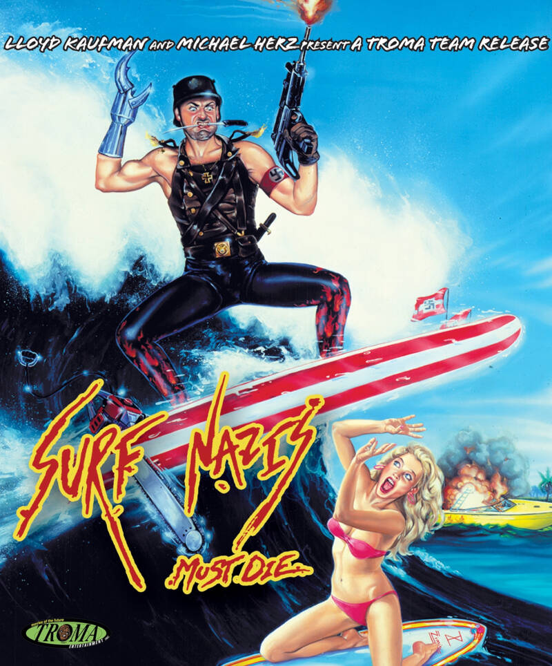 Troma Entertainment Announces Surf Nazis Must Die! on 4K UHD + Special Edition Blu-ray